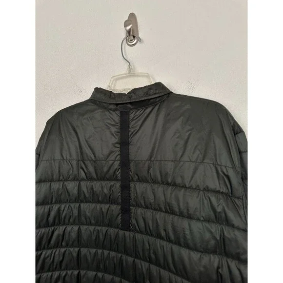 Lululemon Ukee Quilted Puffer Jacket Snap Button Gator Green Athleisure Mens XXL